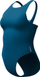 Костим за капење за жени Speedo Solid Highneck, отпорен на хлор, UPF50+, teal