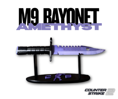 Thikë 3DPrintKS CS2/CS:GO - M9 Bayonet Amethyst