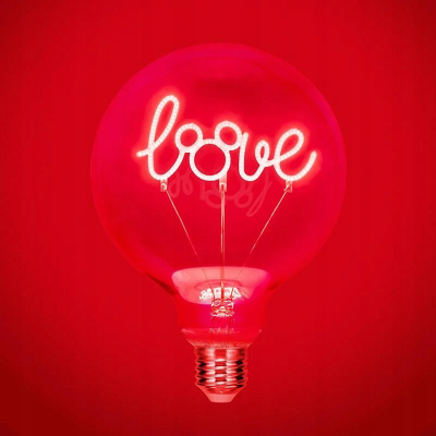 Llambë dekorative Disney Mickey LED Neon, filament “love”, dritë e kuqe