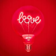 Llambë dekorative Disney Mickey LED Neon, filament “love”, dritë e kuqe