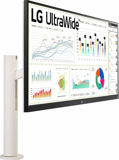 Monitor LG 34WQ68X-W UltraWide, 34\", 2560 x 1080, i bardhë