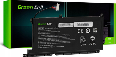 Bateri laptopi Green Cell GC-HP188, 11.4V, 4150mAh, e zezë
