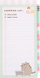 Bllok magnetik për shënime Grupo Erik Cat To Do List Pusheen, me laps, shumëngjyrësh