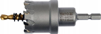 Sharrë rrethore për metal Yato YT-44060, 35mm, TCT, gri
