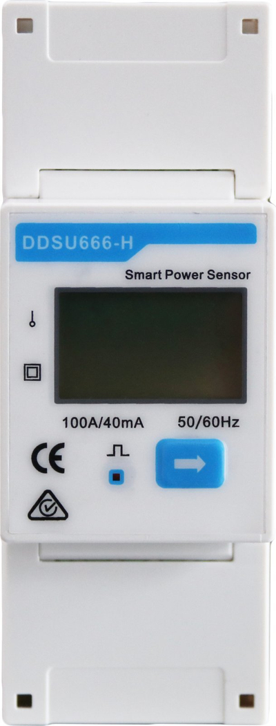 Sensor energjie i mençur Huawei DDSU666 H, një fazor, për sisteme fotovoltaike, i bardhë
