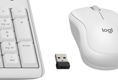 Set Logitech MK295 Silent, i bardhë