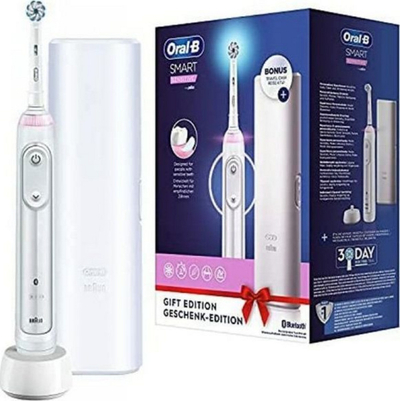 Furçë rrotulluese Oral-B Smart Sensitive, e bardhë