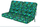 Set jastëkësh VENUS 3D Blue Leaves Cushion, 2x60 cm, dizajn me gjethe, blu