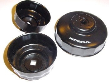 Kapak i filtrit të vajit për makinë Jonnesway 14, HC-76/14, 76mm, i zi