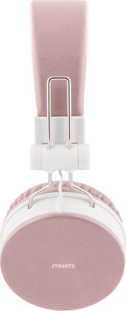 Kufje wireless STREETZ HL-BT402, Bluetooth 5.0, me mikrofon, rozë