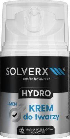 Krem fytyre Solverx Hydro Face Cream For Men, 50ml, hidratues, për meshkuj
