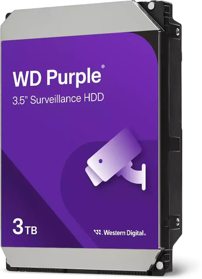 Hard disk Western Digital WD Purple, 3TB, 3.5", SATA