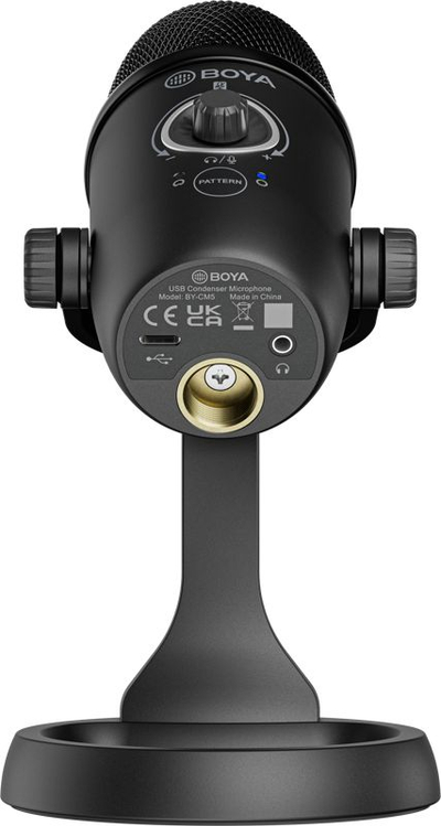 Mikrofon USB Boya BY-CM5, kondensator, dalje 3.5mm për kufje, i zi