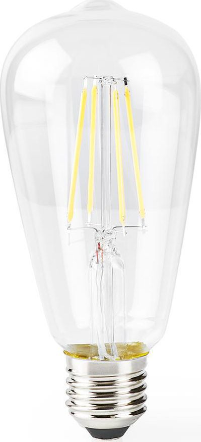 Llambë smart Nedis WiFi LED Filament E27 ST64, 5W, 500lm, e ngrohtë