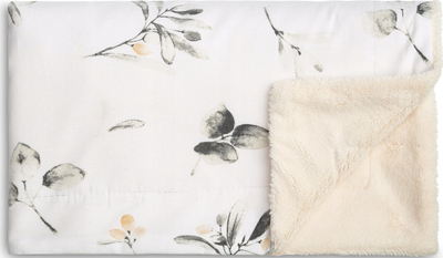 Batanije plush për foshnje OLIVE, 80x100 cm, dyanshme, jeshile ulliri