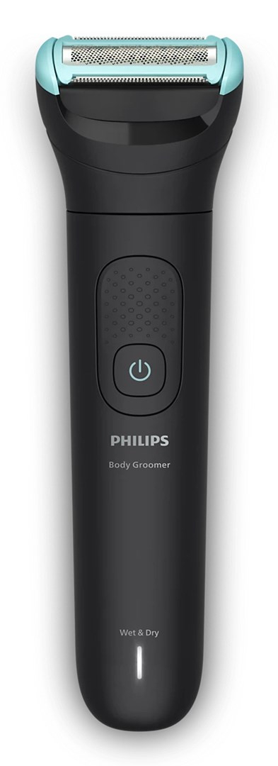 Trimmer trupi Philips Bodygroom Series 5000 BG5480/15, për mjekër dhe flokë, i papërshkueshëm nga uji, i zi