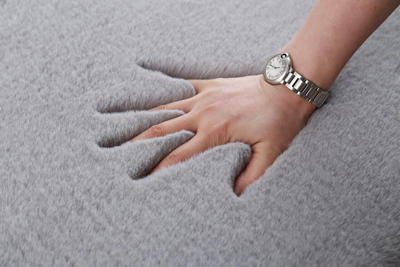 Tapet Heinner Shaggy Soft Carpet, 50x90 cm, poliester pambuk, gri