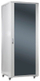 Kabinet rrjet SOMI Networks 37U 19", deri 800 kg, derë xhami, gri