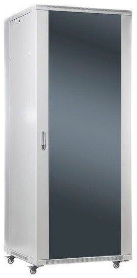 Kabinet rrjet SOMI Networks 37U 19", deri 800 kg, derë xhami, gri