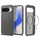 Mbrojtëse telefoni Spigen Liquid Air MagSafe për Google Pixel 10 dhe 10 Pro, Marble Grey, gri