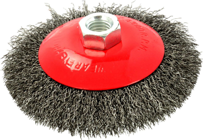 Brushë Geko Wire, ana rrotulluese 115 mm, M14 çelik 