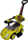 Makinë lodër Lean Sport Mega Car 3‑në‑1, ride on me dorezë për shtyrje, e verdhë