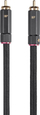 Kabllo koaksiale audio video Monoprice Onix, 6 ft, RCA Subwoofer, e zezë