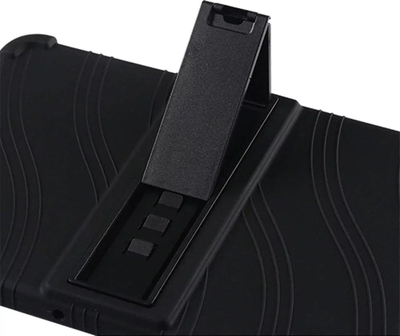 Mbulesë tableti Strado Armor Case për Nokia T20, TPU PC, me qëndrim, e zezë