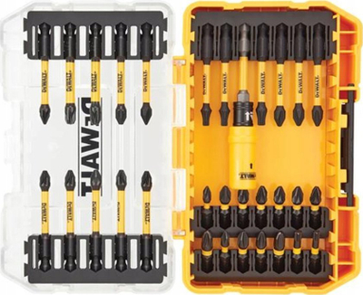 Set bitash goditës Dewalt FLEXTORQ, 31 copë, 1/4", në kuti plastike