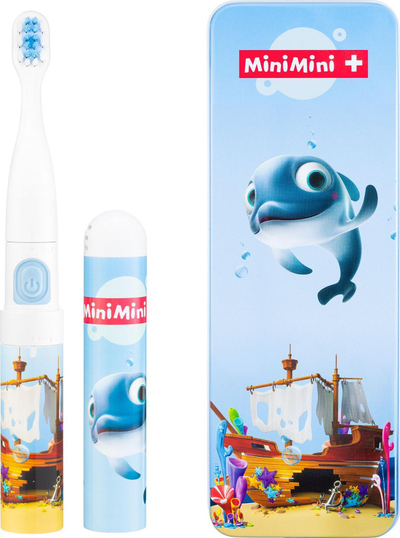 Furçë dhëmbësh sonike për kalamaj Vitammy Smile MiniMini+ Dolphin Finek, blu