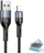 Kabllo USB Usams SJ448ZJ01, USB A me Lightning, 1 m, e zezë
