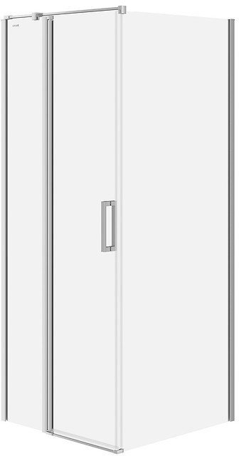 Kabinë dushi Cersanit Moduo B845, 80x80x195 cm, xham transparent, krom