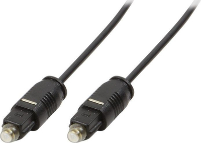 Kabllo audio optike LogiLink Toslink, 2 metra, e zezë