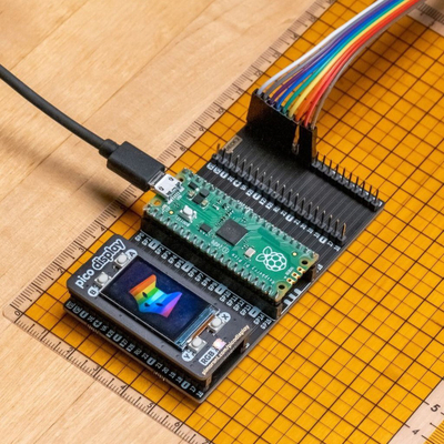 Pllakë zgjerimi Pimoroni Pico Omnibus Dual Expander, për Raspberry Pi Pico, me dy vende zgjerimi, e zezë