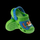 Sandale për kalamaj Coqui MAXI Jungle, ergonomike, jeshile blu