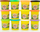 Set plasteline Toys4All Color Mud, 12 gota, shumëngjyrëshe
