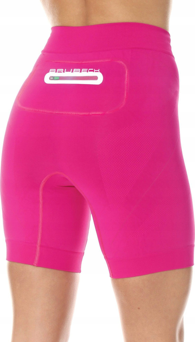 Pantallona 1/2 për vrapim Brubeck RUNNING FORCE LB10450, termoaktive, për femra, fuchsia, XL