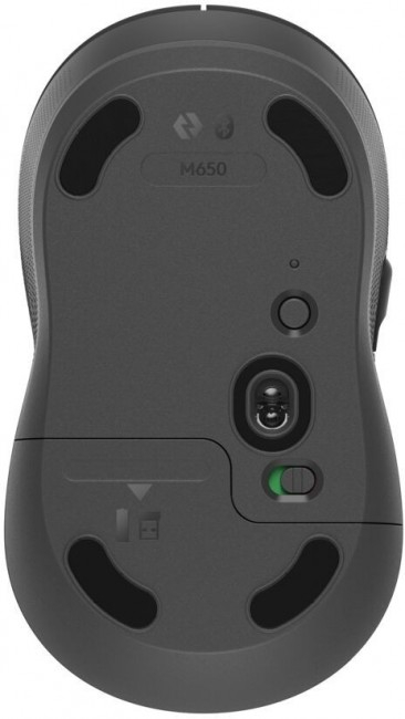 Maus Logitech Signature M650L, wireless, Bluetooth USB, grafit