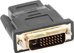 Përshtatës AV Lanberg HDMI - DVI-D, i zi