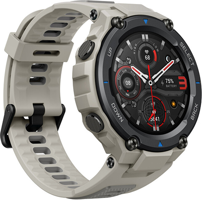 Orë sportive Amazfit T-Rex Pro, e hirtë
