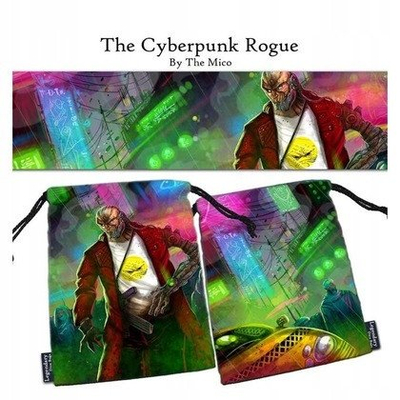 Qese zarash Drawlab Entertainment The Cyberpunk Rogue, mikrofibër, 12 x 15 cm, shumëngjyrëshe