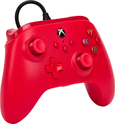 Kontroller me kabllo PowerA Xbox Series X S, motorë dridhës të dyfishtë, kabllo USB 3m, i zi