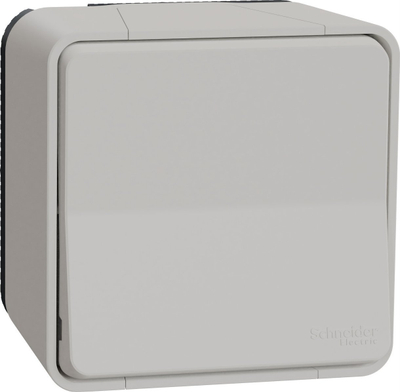 Buton shtypës Schneider Electric Mureva Styl MUR39026, IP55, sipërfaqësor, i bardhë