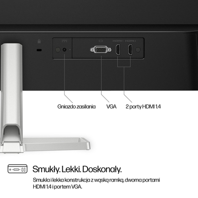 Монитор HP 27-inch Series, 27", 1920 x 1080, 100 Hz, i bardhë