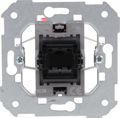 Buton momental Kontakt-Simon Simon 82 7700150-039, 10A 250V, montim i fshehtë, i bardhë