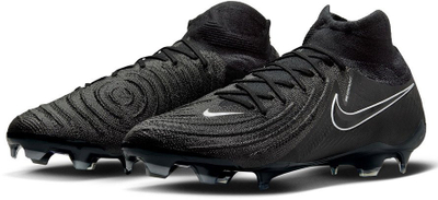 Këpucë futbolli Nike Phantom Luna II Elite M FJ2572-001, për bar natyral, për meshkuj, të zeza