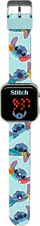 Ora dore për fëmijë Kids Licensing Disney Stitch, mekanizëm kuarc, rrip silikoni, shumëngjyrëshe
