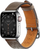 Rrip ore Hurtel për Apple Watch, lëkurë, 38 40 41mm, kafe e errët
