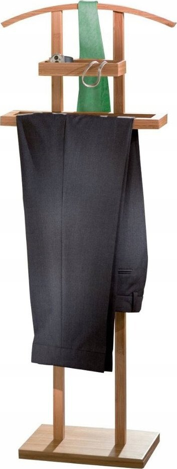 Shërbëtor rrobash Zeller Valet Stand, bambu, ngjyrë druri e çelët