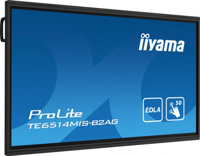 Ekran interaktiv Iiyama ProLite TE6514MIS-B2AG, 65\", 4K Ultra HD, Wi‑Fi, i zi